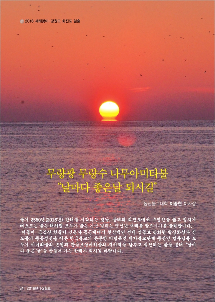 무량광 무량수 나무아미타불