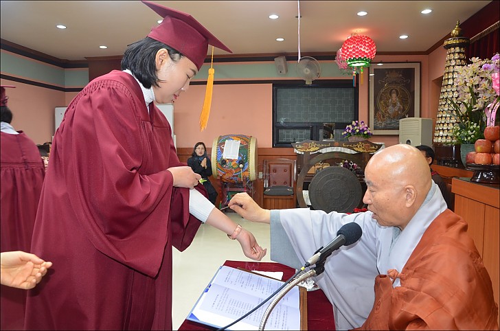 동산불교대학 수계졸업식