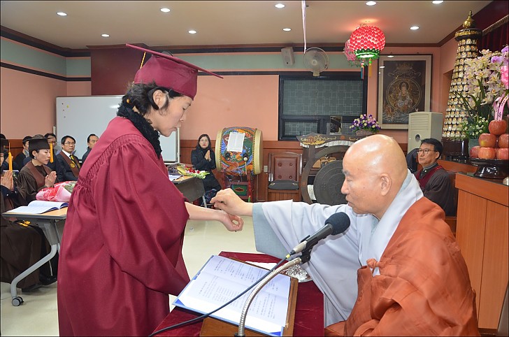 동산불교대학 수계졸업식