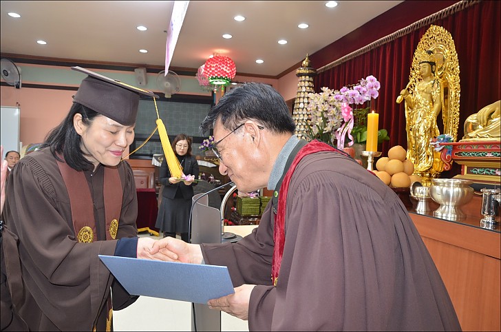 동산불교대학원 졸업식