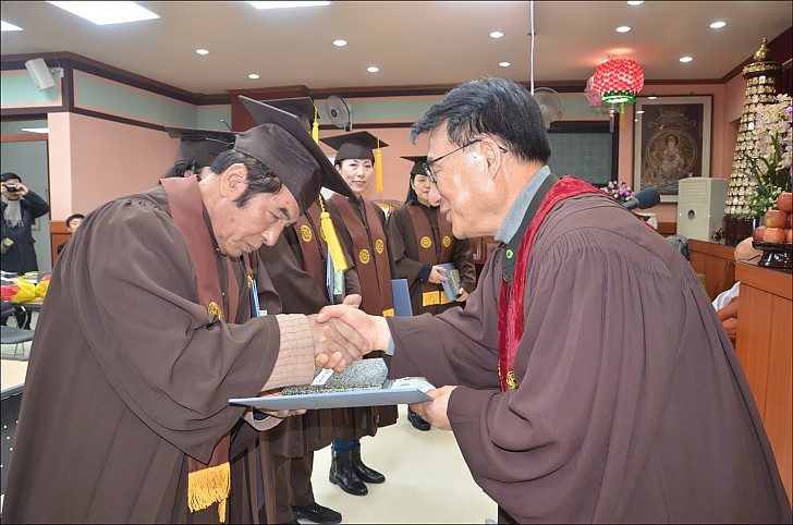 동산불교대학원 졸업식