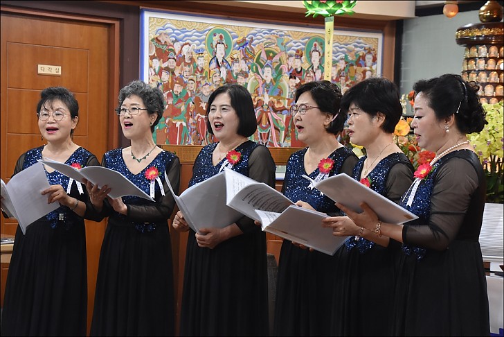 부처님오신날 연등점등식 합창