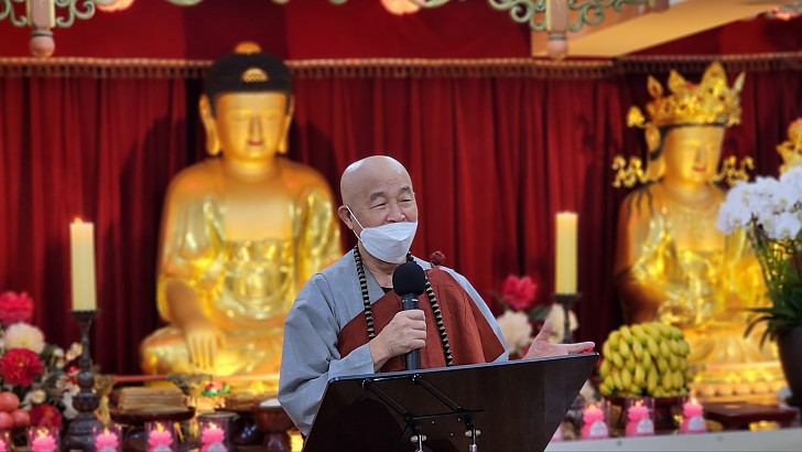 무진장대종사 추모다례재 -진관대종사 인사