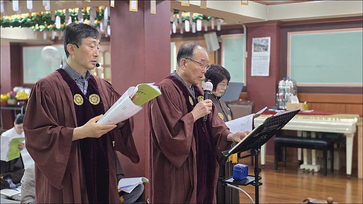 동산염불단-의식집전